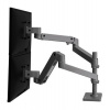ERGOTRON ERGOTRON LX Pro Dual Stacking Arm, stolní dvouramenný držák pro 2 monitry, šedá
