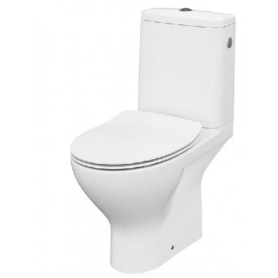 Cersanit Moduo - WC kombi s doskou SoftClose, vario odpad, bočné napúšťanie, CleanOn, biela K116-029
