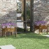Záhradný box- Vidaxl Garden Pots, 2 ks, medovo hnedá, 70x7 (Vidaxl Garden Pots, 2 ks, medovo hnedá, 70x7)