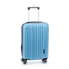 Malý cestovný kufor do lietadla, škrupinový, ABS, 40 l, Worldline 623 modrá světle