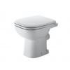 Duravit D-Code - Stojace WC, zadný odpad, s HygieneGlaze, alpská biela 21080920002