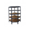 Meets-ecommerce UG Rohový regál profi 180x60x30, 5-6 políc Farba: Pozink, Počet polic: 5 políc
