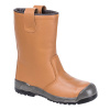 Portwest FW13 Steelite Rigger S1P CI Bezpečnostné čižmy svetlohnedá 46