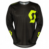 SCOTT Compete kaviár čierny/bezpečnostná žltá 2XL