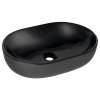 Sapho CALEO keramické umývadlo na dosku 60x42cm, čierna mat CA590B