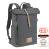 LÄSSIG Green Label Rolltop Backpack anthracite batoh na rukoväť