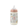 SUAVINEX | Dojčenská fľaša Walk anatomická M silikón 270 ml Variant: SUAVINEX | Dojčenská fľaša Walk anatomická M silikón 270 ml - ružová
