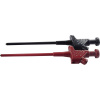 SKS Hirschmann Kleps 30 Set malá krokosvorka konektor 4 mm Ohne Messkategorie čierna, červená; 972601001