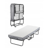 Posteľ s matracom SucceBuy 190 cm x 81 cm biela