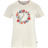 Fjällräven Fjällblomster Fox T-shirt W, Farba CHALK WHITE, Veľkosť M