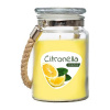 Sviečka Citronella 140g, sklo