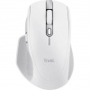 Trust Ozaa+ /Kancelářská/Optická/Pro praváky/3 200DPI/Bezdrátová USB + Bluetooth/Bílá 24935