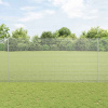 zahrada-XL Plot s stĺpmi Strieborná 1.5 x 25 m Oceľ 3336372