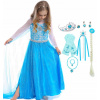 Kostým pre dievča - Kostým 64564 princezná. 116 (Šaty Elsa Elza Corona Dress Set 9el 116)