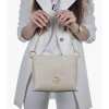 Béžová vzorovaná crossbody kabelka so zlatou retiazkou a remienkom Grosso 25x20x9 (Béžová vzorovaná crossbody kabelka so zlatou retiazkou a remienkom Grosso 25x20x9)