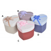 Flower box srdiečko Wedding edition blue 1ks - Variant D