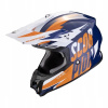 Motocyklová prilba SCORPION VX 16 EVO AIR SLANTER BLUE/ORANGE DARČEKY