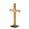 Kríž: drevený, stojaci - prírodný 19 cm - L01.18.01