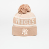 New Era New York Yankees Knit Medium MLB Jake Cuff Beanie Beige Universal Universal
