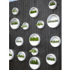 Závesný kvetináč Natural wally essential (hanging) S round lesklá biela 40x9 cm