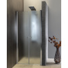 AQUALINE PILOT otočné sprchové dvere dvojkrídlové 1000mm PT102