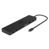 PORT CONNECT Dokovací stanice 11v1, 1x4K, RJ45,HDMI,Display Port,VGA,USB-C 100W, 4xUSB-A,micro/SD 3567042030305