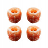 4x soľný svietnik prírodný tealight ionizer (4x soľný svietnik prírodný tealight ionizer)