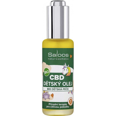 Saloos CBD Bio detský olej pre citlivú pokožku 50 ml