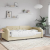 vidaXL Posteľný rám krémový 80x200 cm látka - Krémová - 184237-118228