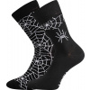 Lonka pánske ponožky vysoké bavlněné Doble Sólo pavouk