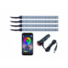 Osvetlenie interiéru auta RGB 4x12LED BLUETOOTH