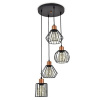 Svietidlá - Závesné svietidlá - Lampa Plafon Wisząca Loft Edison z Drutu 722-4 (Svietidlá - Závesné svietidlá - Lampa Plafon Wisząca Loft Edison z Drutu 722-4)