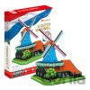 CubicFun 3D puzzle Holandský větrný mlýn 71 ks