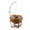 Záhradné ohnisko - Garden Grill Tri -Skin 185 cm rošt 70 cm nerez (Garden Grill Tri -Skin 185 cm rošt 70 cm nerez)