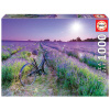 Puzzle Bike in a Lavender Field Educa 1000 dielov a Fix lepidlo