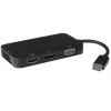 PREMIUMCORD adaptér DisplayPort - DP + HDMI + DVI + VGA , 1080p, 4K*2K kportad16