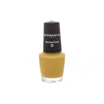 Dermacol Nail Polish Mini 06 Mustard Seed (W) 5ml, Lak na nechty Autumn Limited Edition
