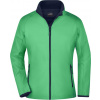 James & Nicholson | JN 1129 Dámska 2-vrstvová promo softshellová bunda_02.1129 Farba: green/navy, Veľkosť: M
