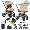 EASYWALKER Kočík kombinovaný Jimmey Sand Taupe XXL AIR + RWS + KIDDY Evoluna i-size 2 + základňa VP-F188424