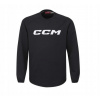 CCM mikina CCM Locker Room Fleece Crew SR Senior čierna