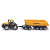 SIKU Farmer 1858 Traktor se sklápěcím přívěsem 1:87