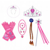 Anna Frozen Veľká sada doplnkov s vrkôčikom a šperkami 9v1
