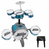 SADA BICÍCH PRE DETI JAZZ DRUM 8 BUBNOV BICIE ČINELY + STOLIČKA
