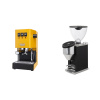 Gaggia New Classic EVO BC, yellow + Rocket Espresso FAUSTINO 3.1, black