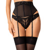 Kúzelný podväzkový pás Serena Love garter belt - Obsessive černá XL/2XL