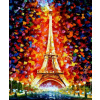 Norimpex Diamantové maľovanie Eiffelova veža v záplave farieb 40x30cm
