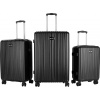 Aga Travel Sada MR4667 Čierna 93 l 63 l 33 l l