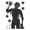 Terč silueta, 10 ks, Beast Hunter, Zombie