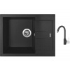 Set Sinks AMANDA 650 Metalblack + batéria Sinks MIX 35 Metalblack