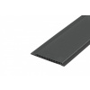Cezar - PVC obklad ventilačný panel 10cm L = 3,00m Grafit Jednotná farba Farba: Grafitová, povrch: Matný